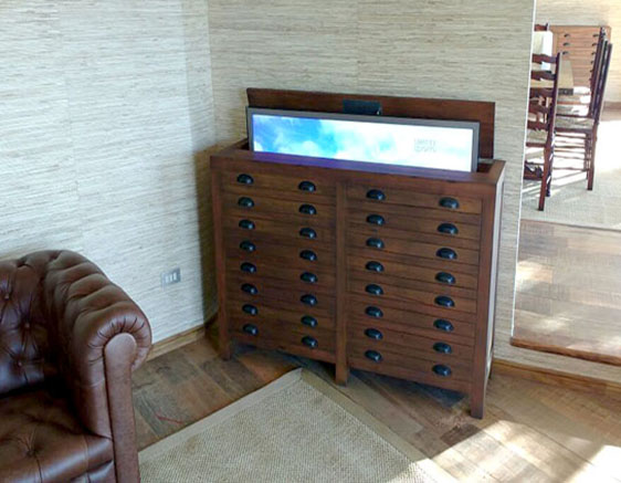 mueble tv madera